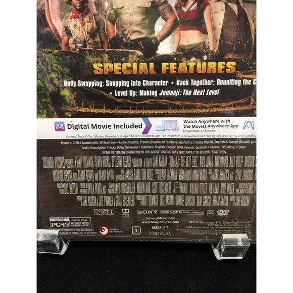 Jumanji: The Next Level DVD + Digital 2019 - Dwayne Johnson, Jack Black - Picture 6 of 15